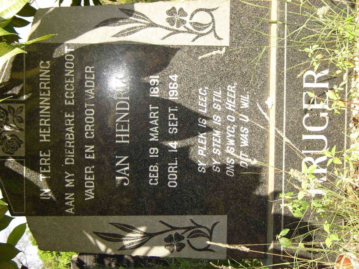 KRUGER Jan Hendrik 1891-1964