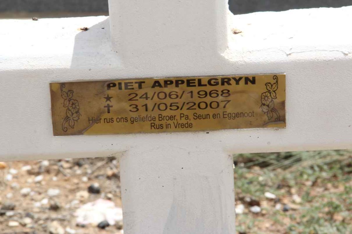 APPELGRYN Piet 1968-2007
