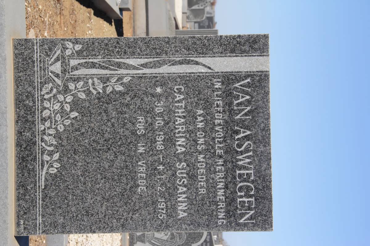 ASWEGEN Catharina Susanna, van 1918-1975
