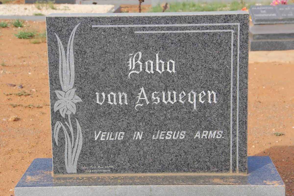 ASWEGEN ?, van
