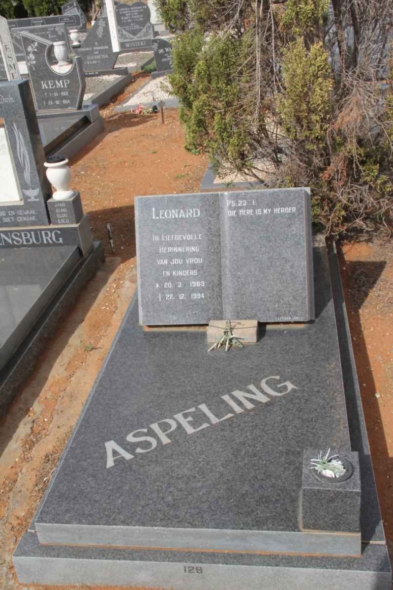 ASPELING Leonard 1963-1994