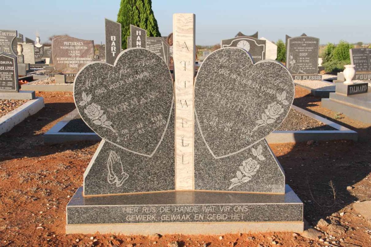 ATTWELL Norman 1932-2000 &amp; Louisa Christina 1934-1998
