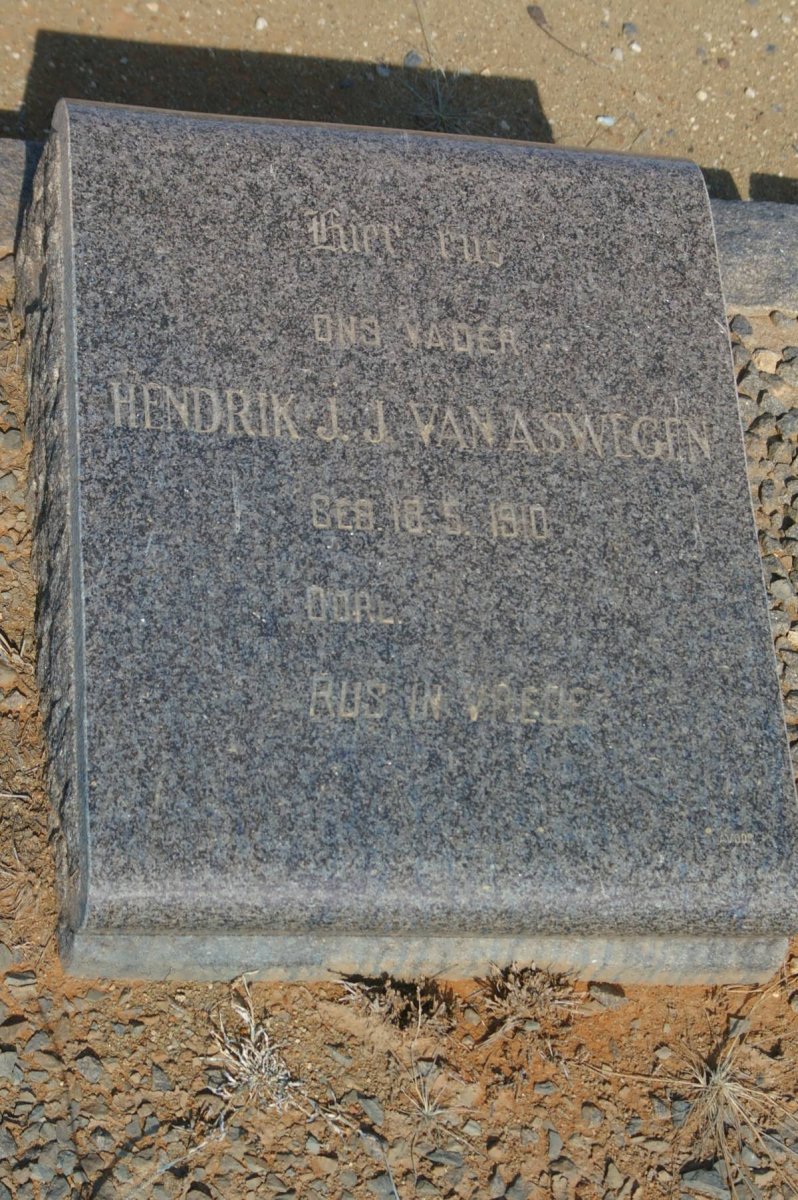 ASWEGEN Hendrik J.J., van 1910-