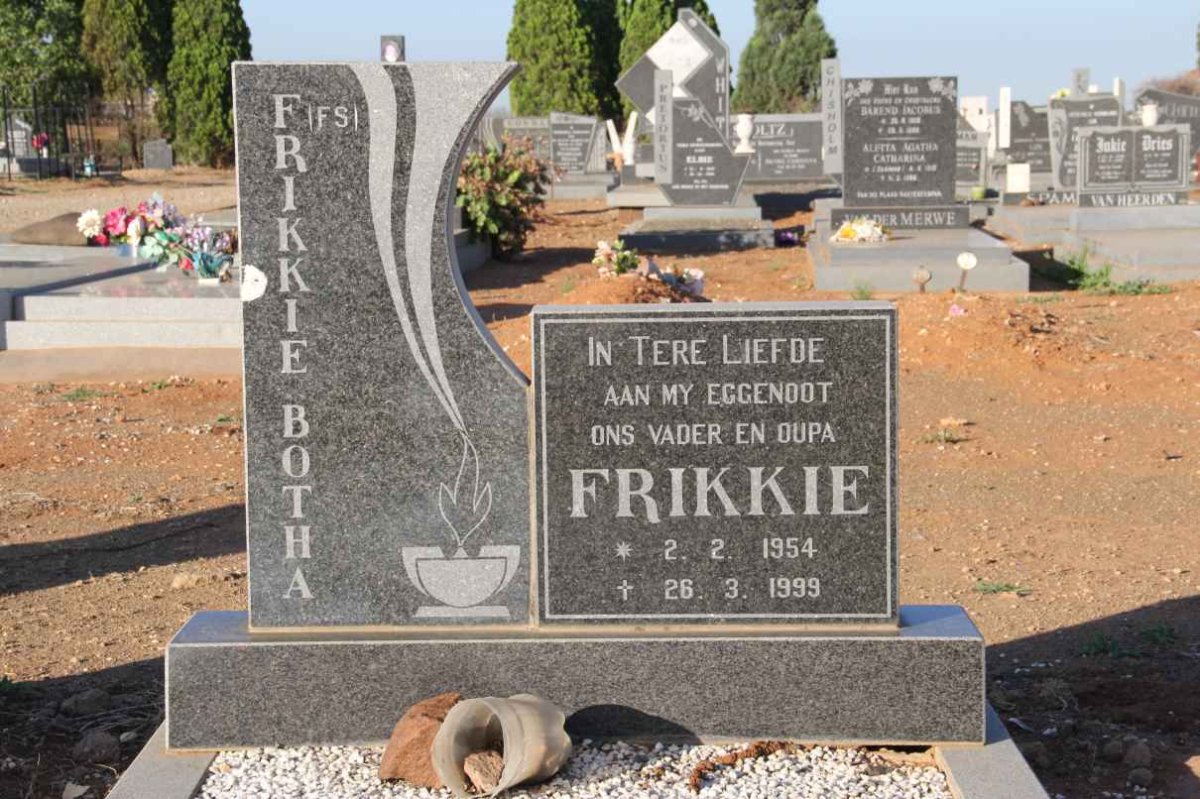 BOTHA Frikkie S. 1954-1999