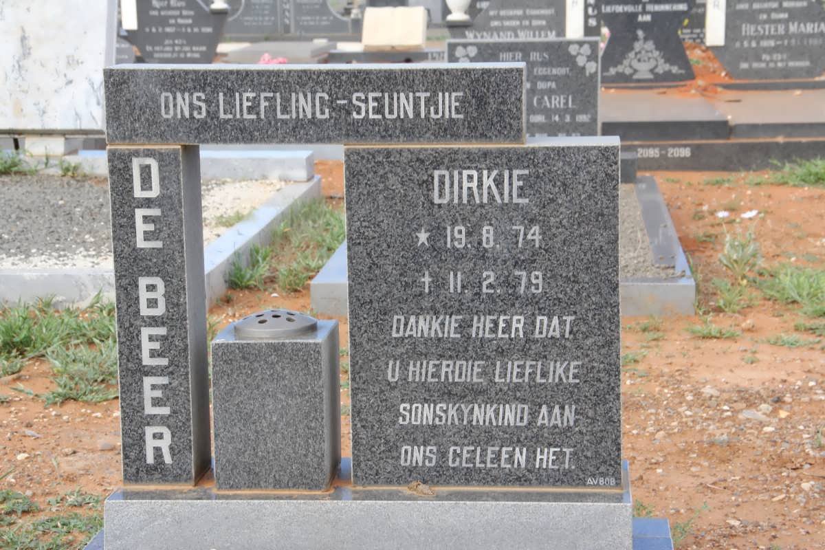 BEER Dirkie, de 1974-1979