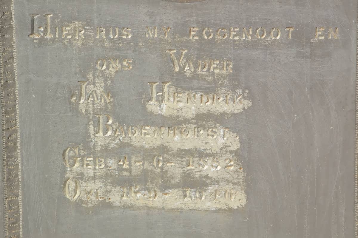 BADENHORST Jan Hendrik 1882-1946