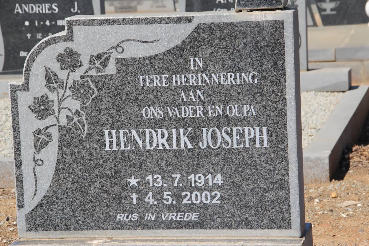 BOTHA Hendrik Joseph 1914-2002