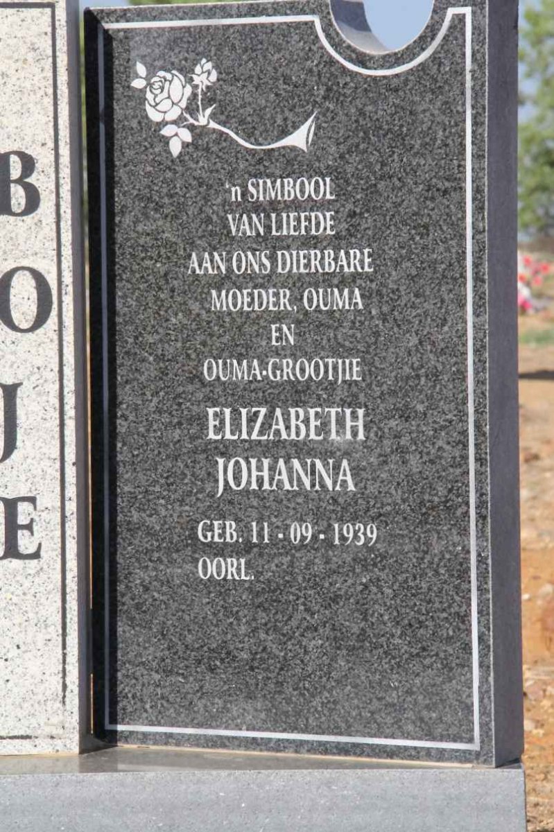 BOJE Elizabeth Johanna 1939-