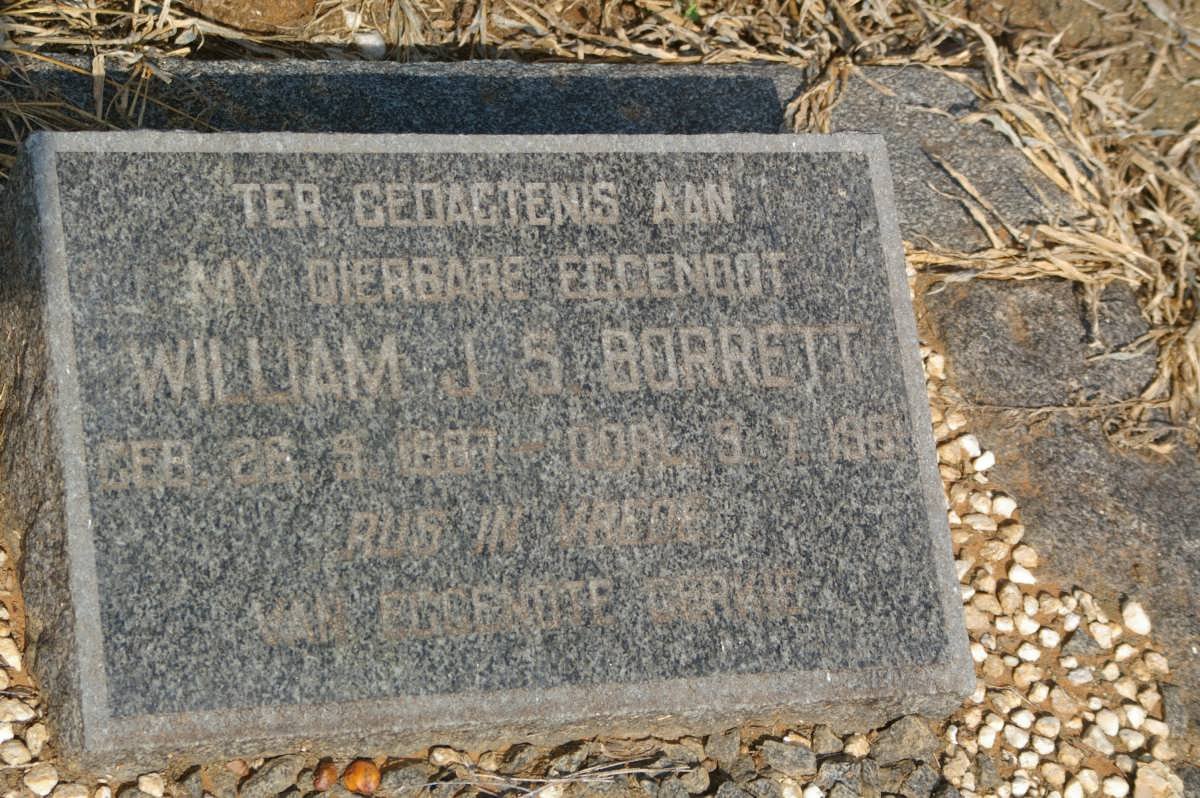BORRETT William J.S. 1887-1961
