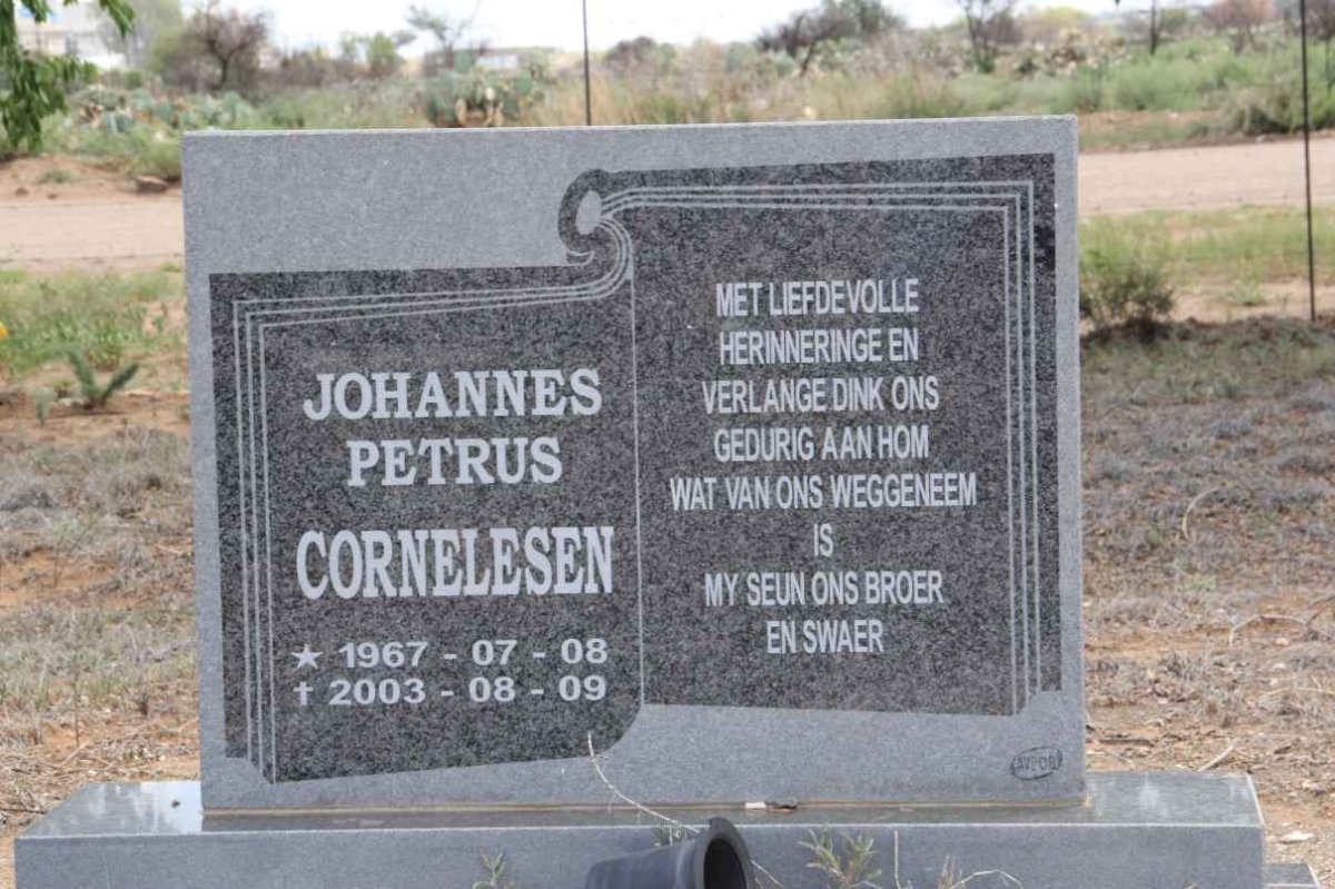 CORNELESEN Johannes Petrus 1967-2003