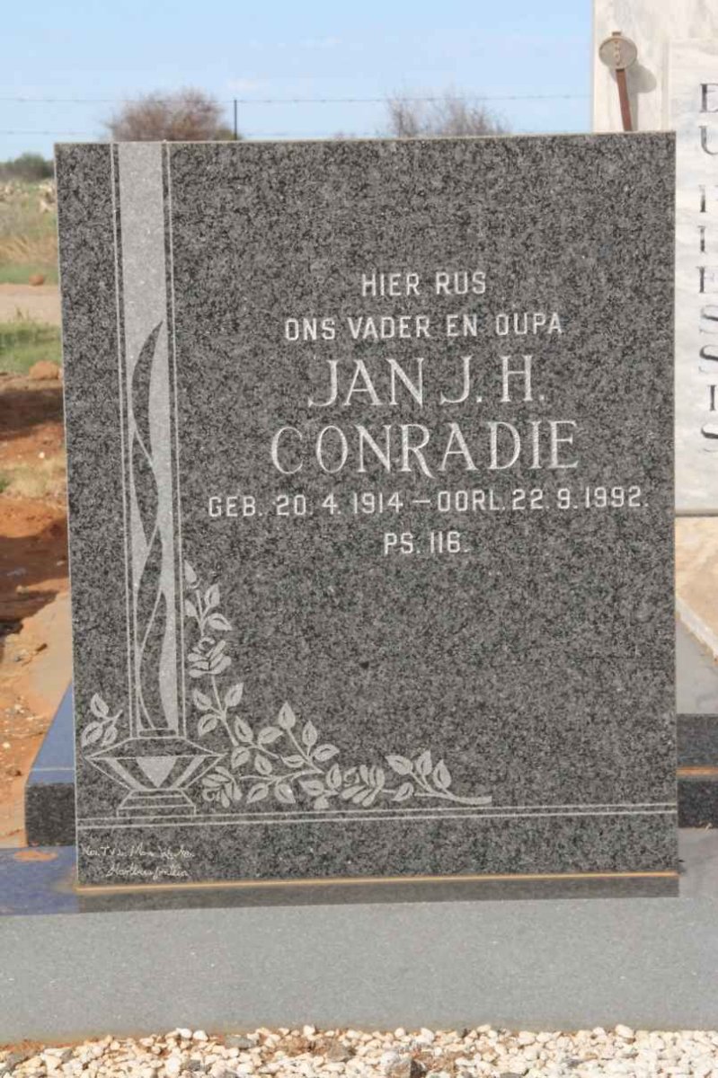 CONRADIE Jan J.H. 1914-1992
