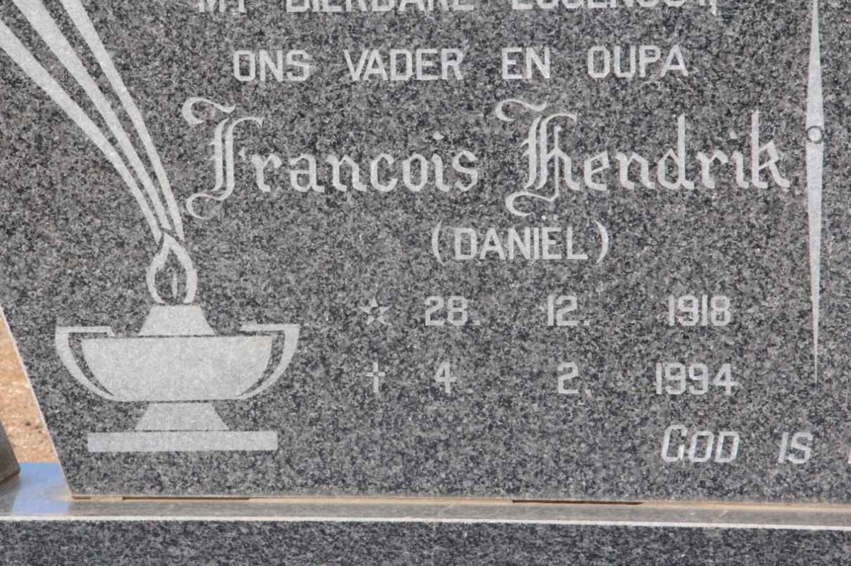 CONRADIE Francois Hendrik 1918-1994