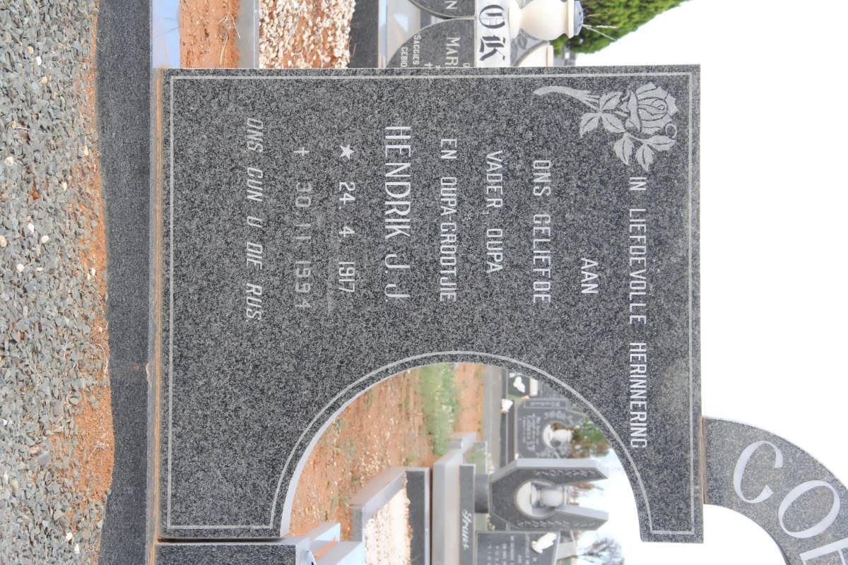 COETZEE Hendrik J.J. 1917-1994