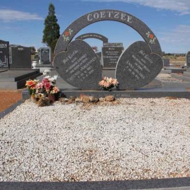 COETZEE Theunis Johannes 1927-1994 &amp; Anna Jacoba 1940-