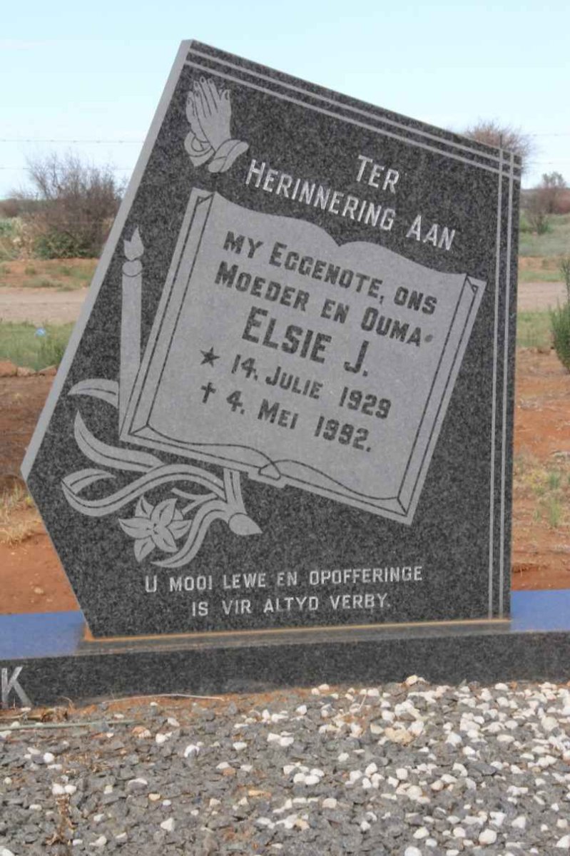 COMBRINCK Elsie J. 1929-1992