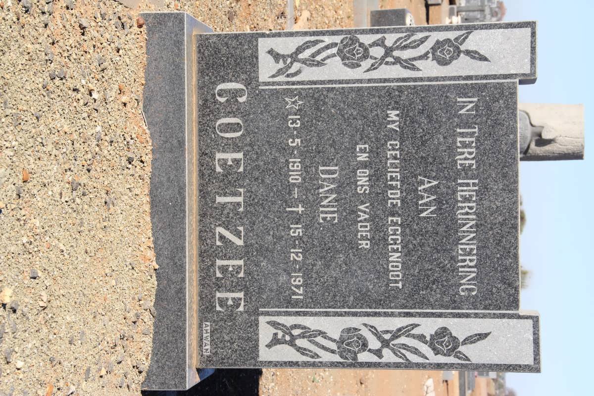 COETZEE Danie 1910-1971