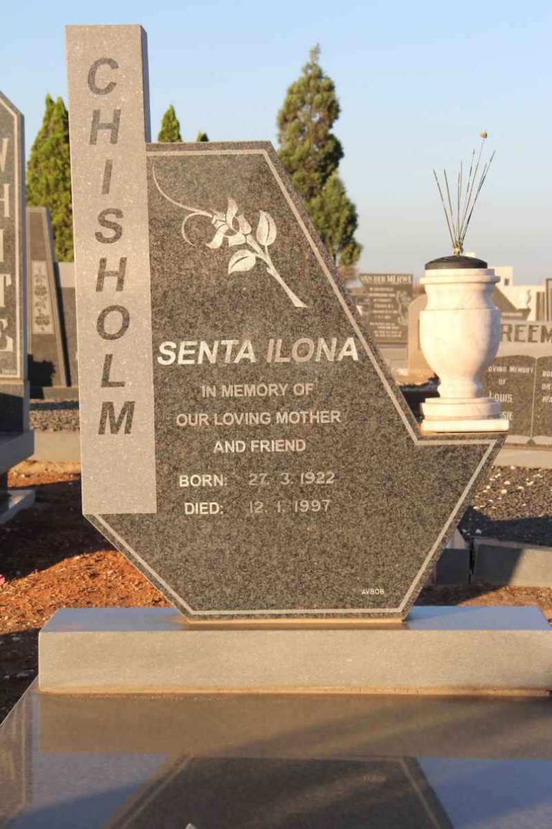 CHRISHOLM Senta Ilona 1922-1997