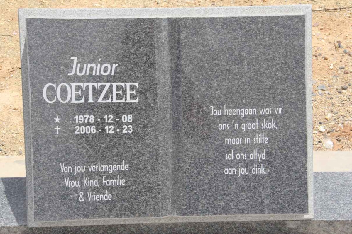 COETZEE Junior 1978-2006