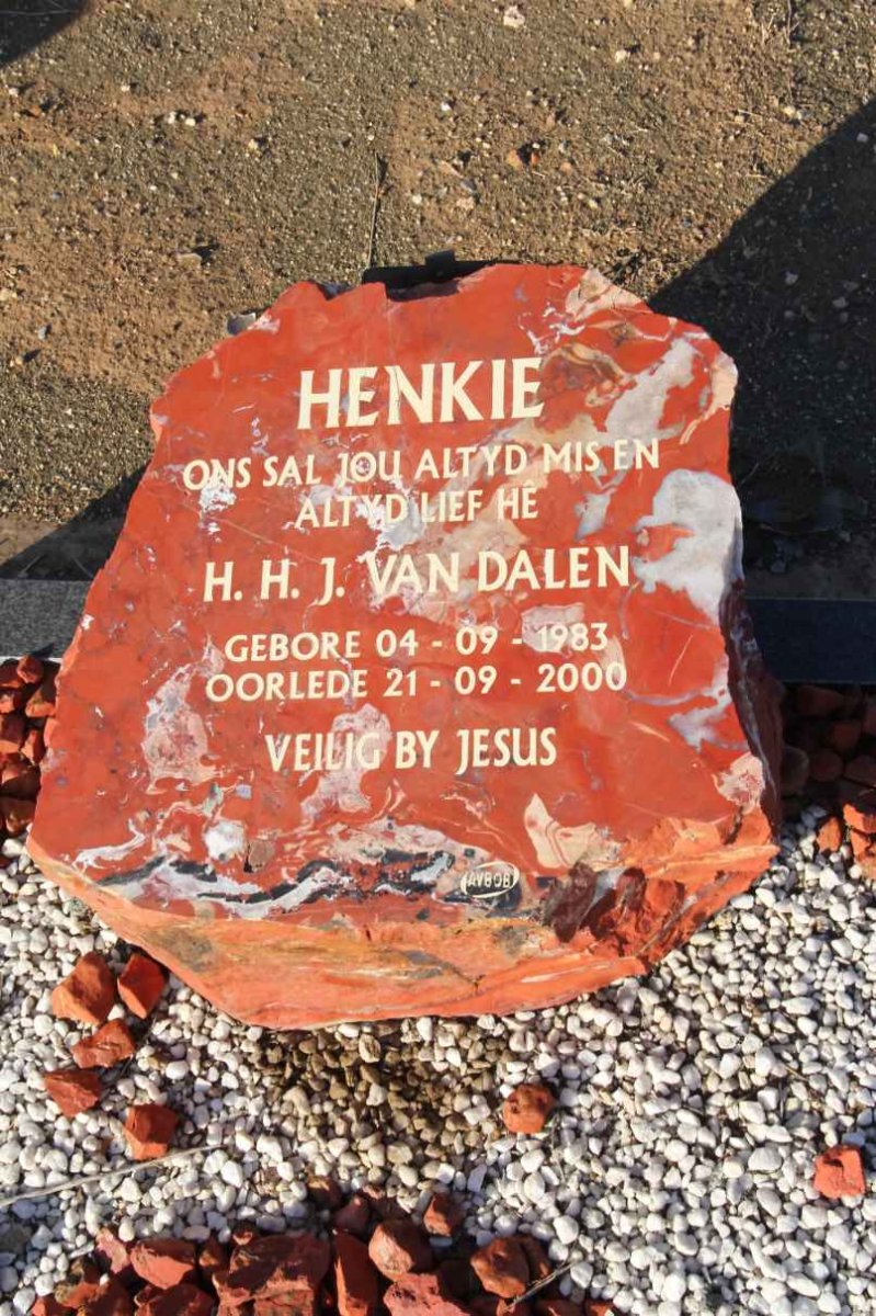 DALEN H.H.J., van 1938-2000