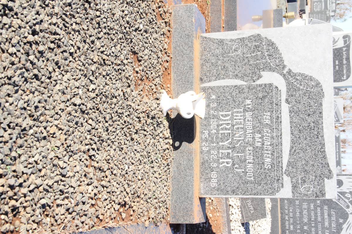 DREYER Theunis F.J. 1904-1986