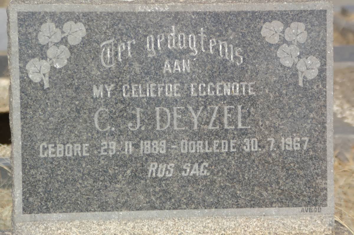DEYZEL C.J. 1889-1967