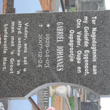 ERASMUS Gabriël Johannes 1929-2007