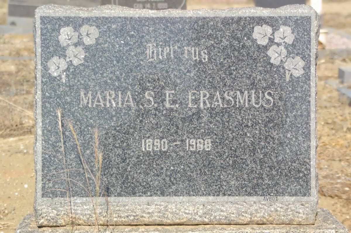 ERASMUS Maria S.E. 1890-1968