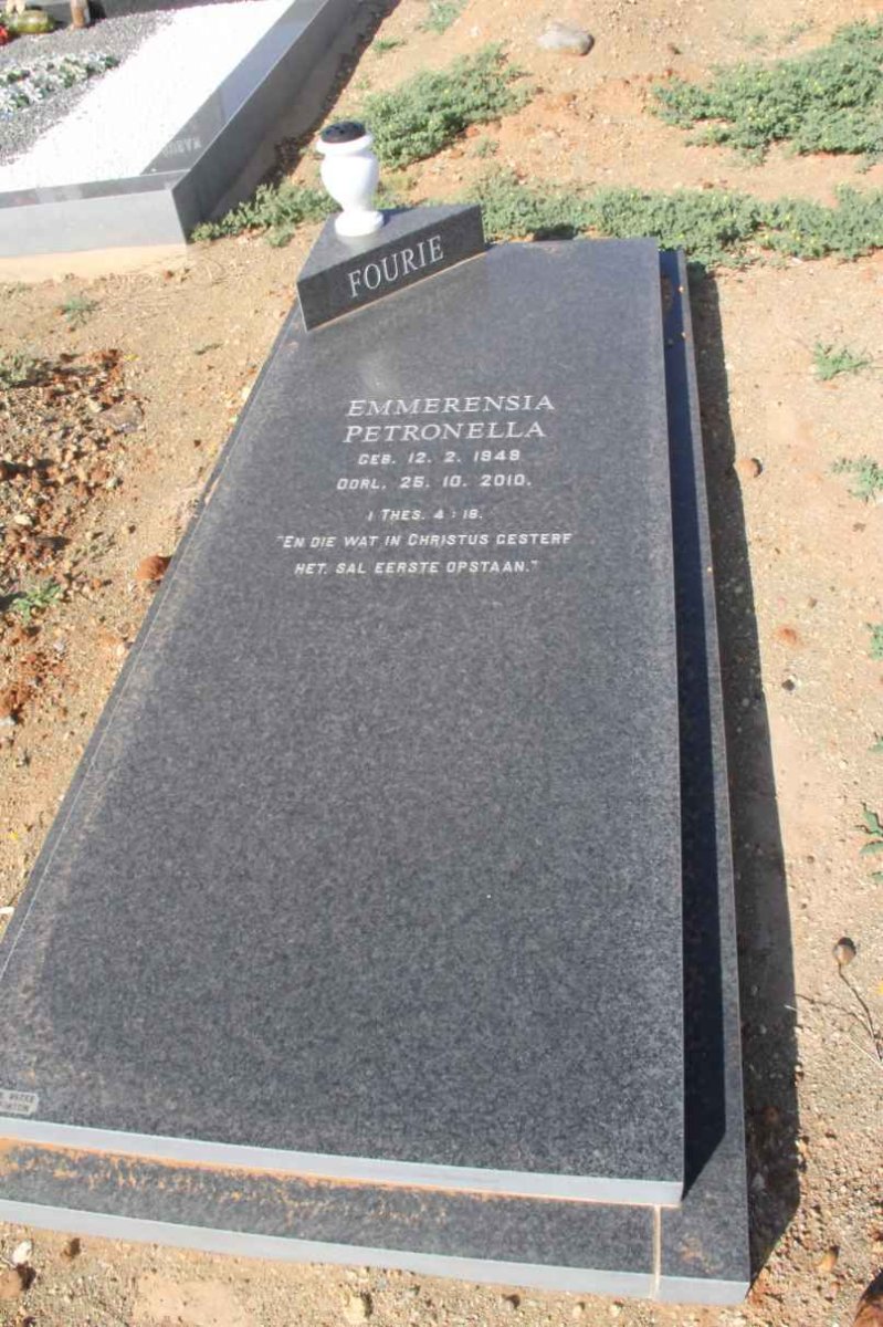FOURIE Emmerensia Petronella 1949-2010