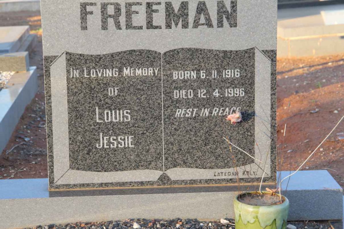 FREEMAN Louis Jessie 1916-1996