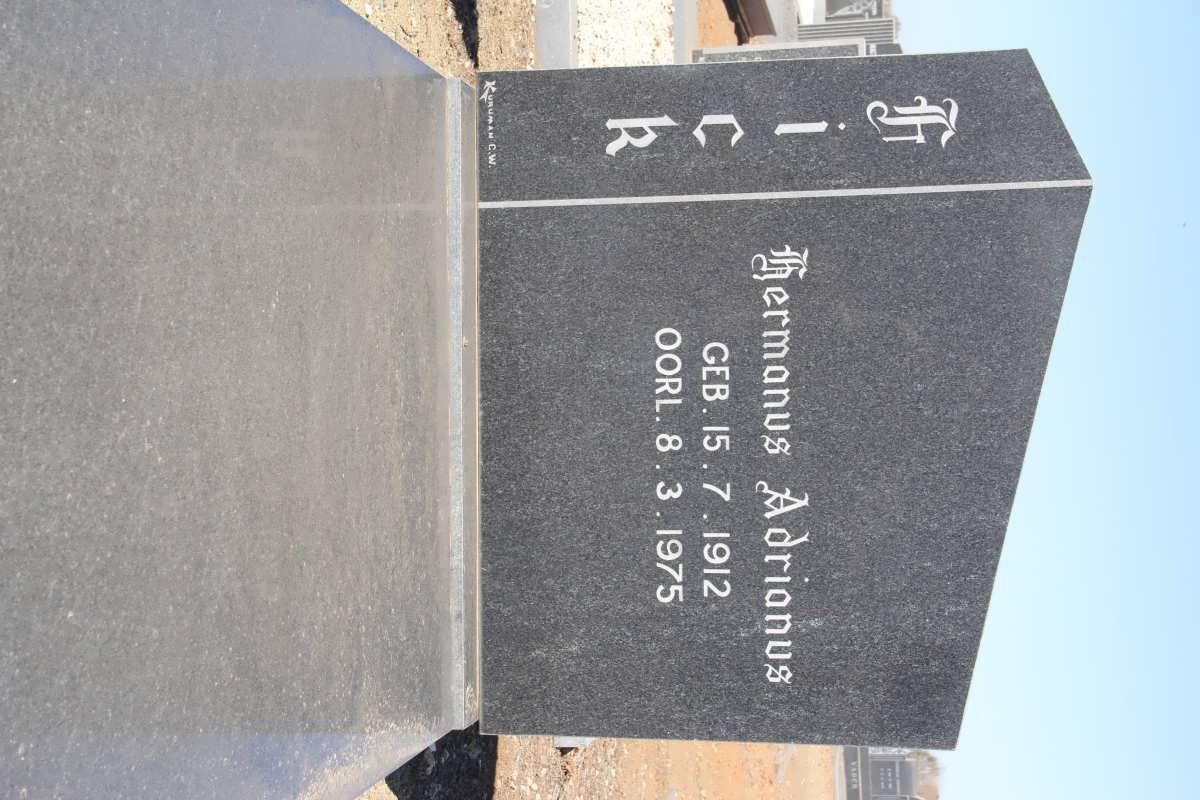 FICK Hermanus Adrianus 1912-1975