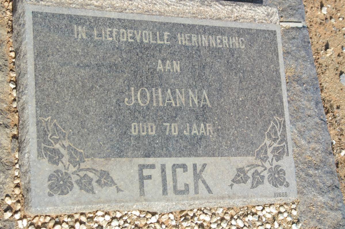 FICK Johanna 