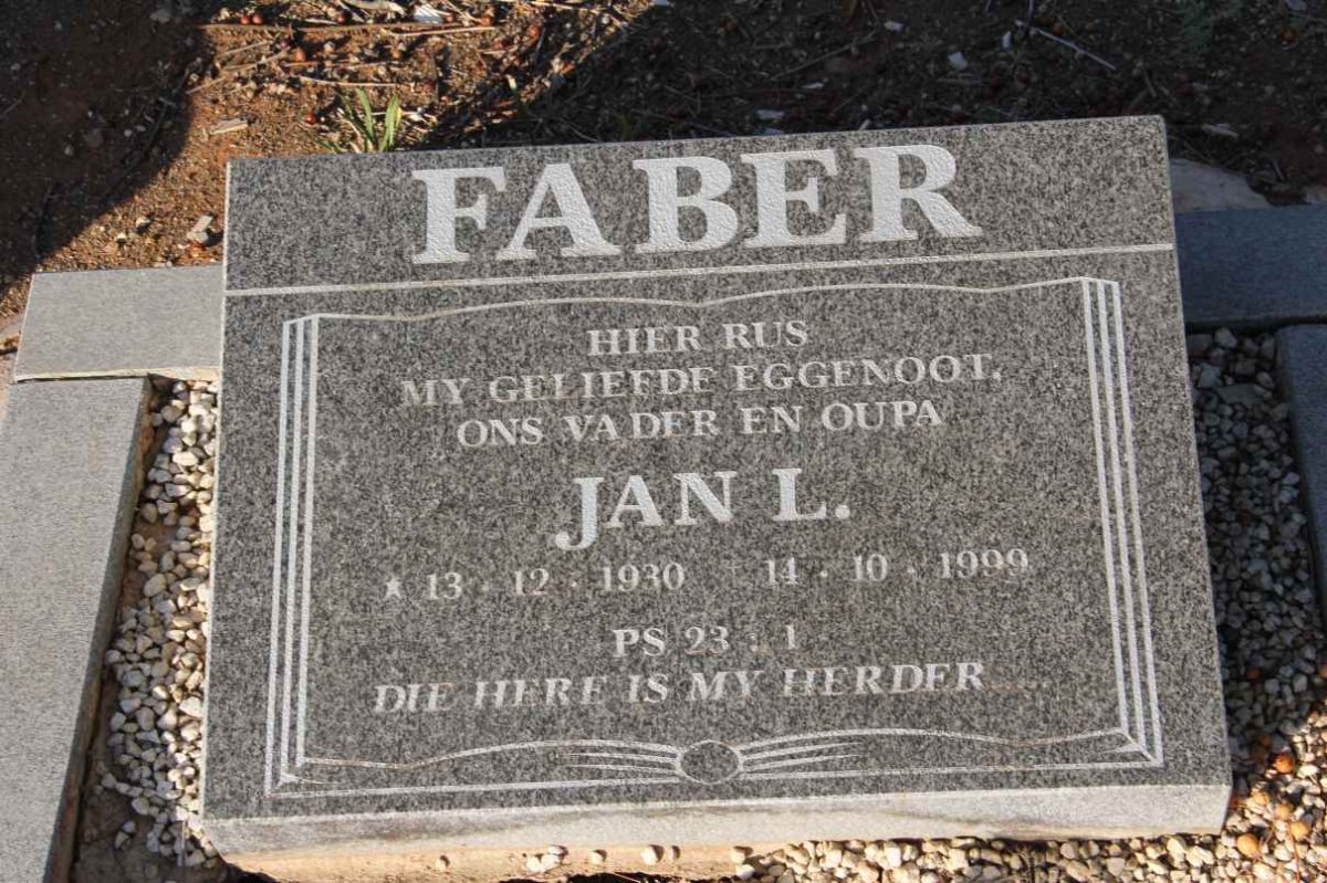 FABER Jan L. 1930-1999