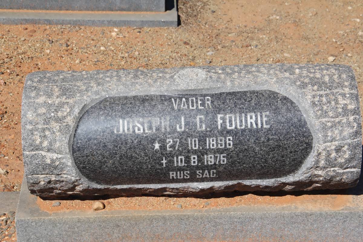 FOURIE Joseph J.C. 1896-1975