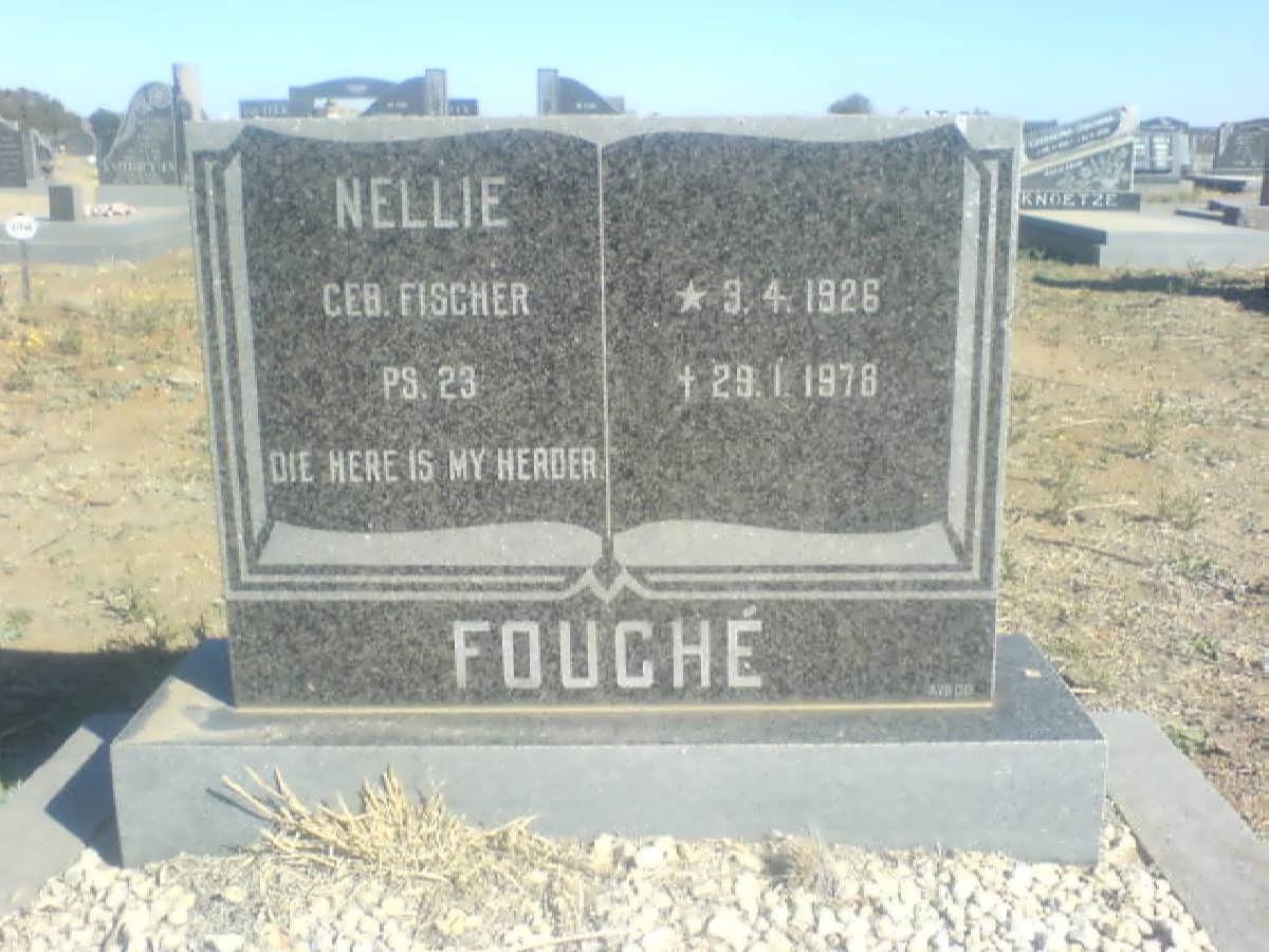 FOUCHÉ Nellie nee FISCHER 1926-1978