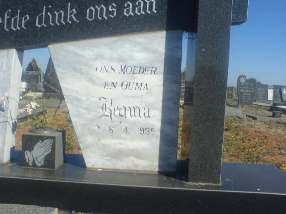 FOURIE Reama 1935-