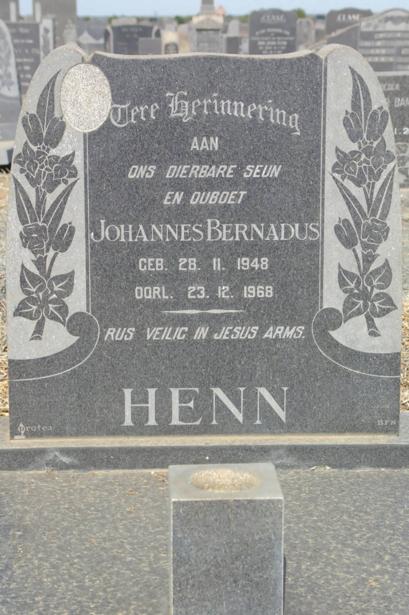 HENN Johannes Bernadus 1948-1968