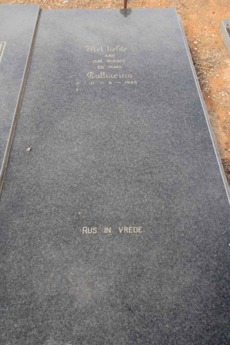 HARMSE Johannes Jacobus Jacob 1919-1993 &amp; Catharina 1945-