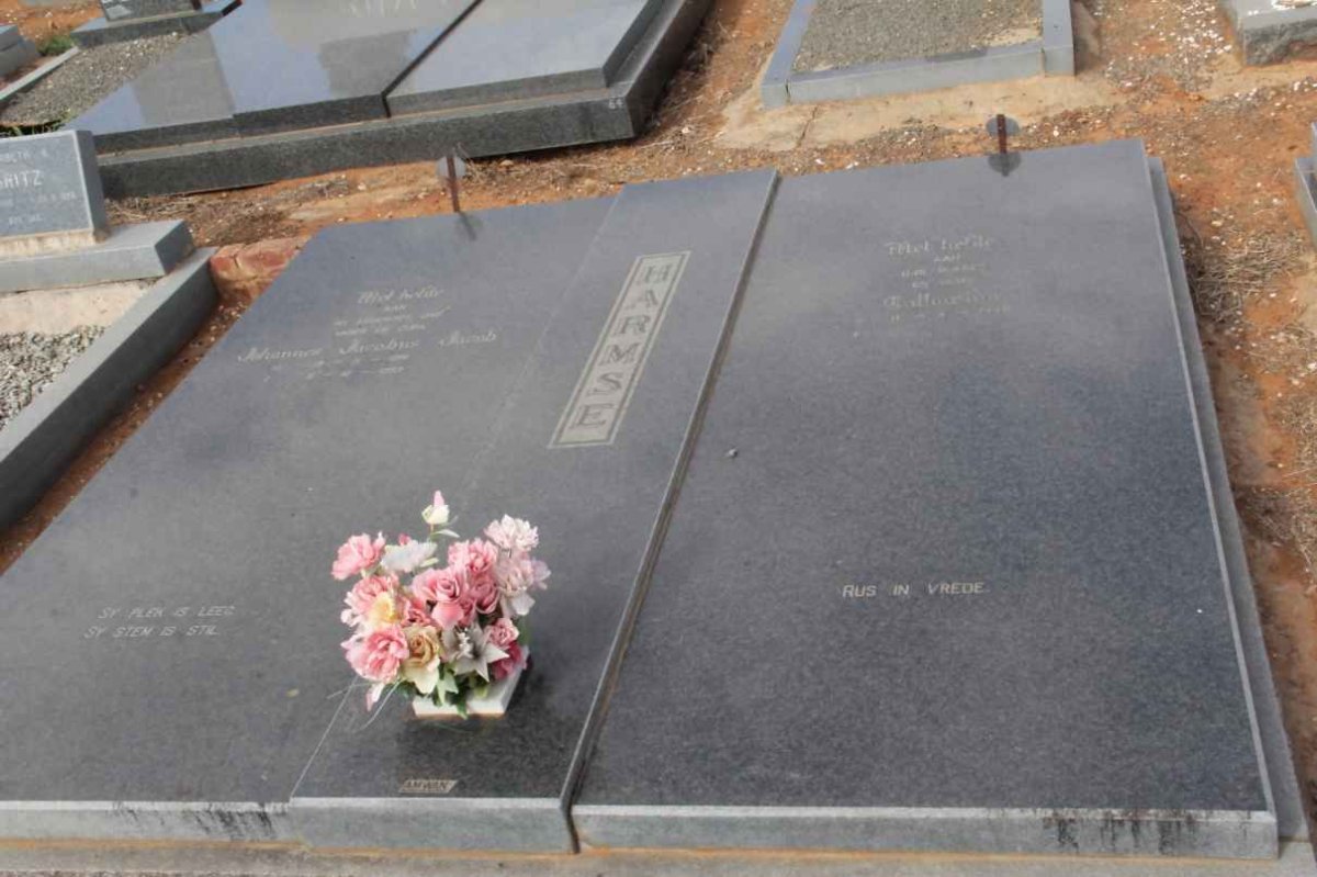 HARMSE Johannes Jacobus Jacob 1919-1993 &amp; Catharina 1945-
