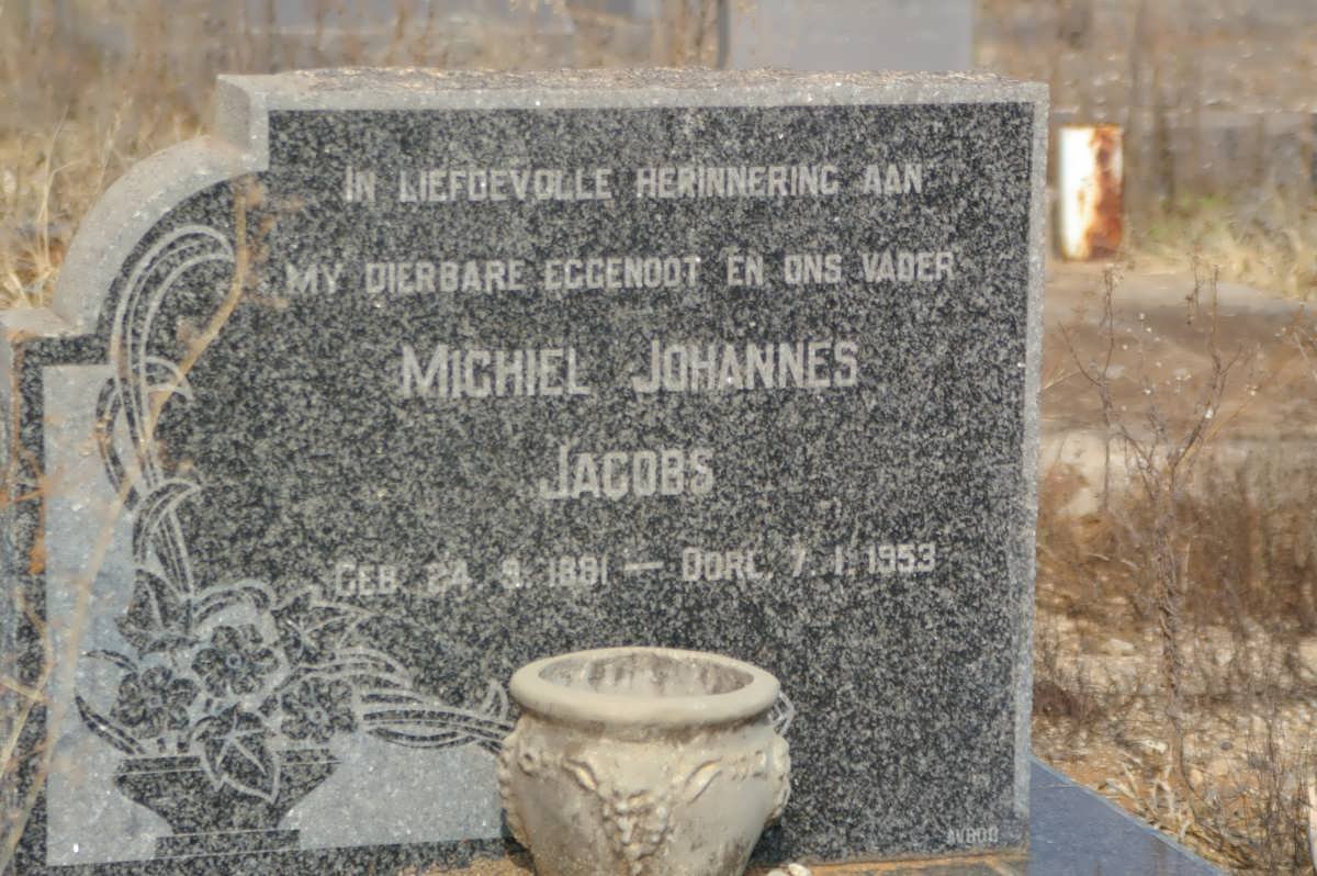 JACOBS Michiel Johannes 1891-1953