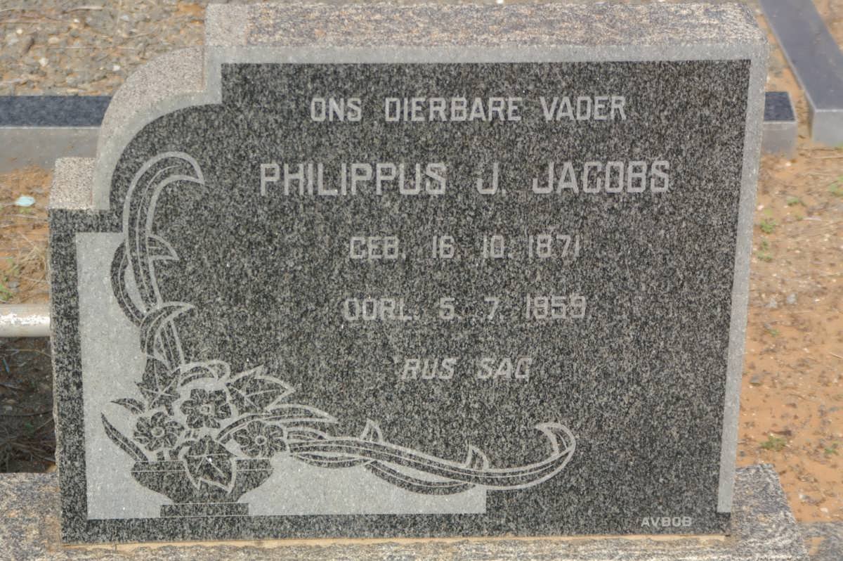 JACOBS Philippus J. 1871-1959