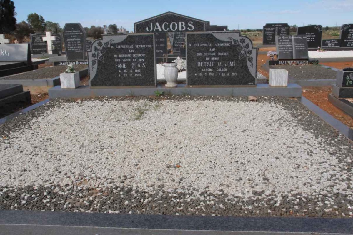 JACOBS H.A.S. 1918-1993 &amp; E.J.M. COLLEN 1929-2001