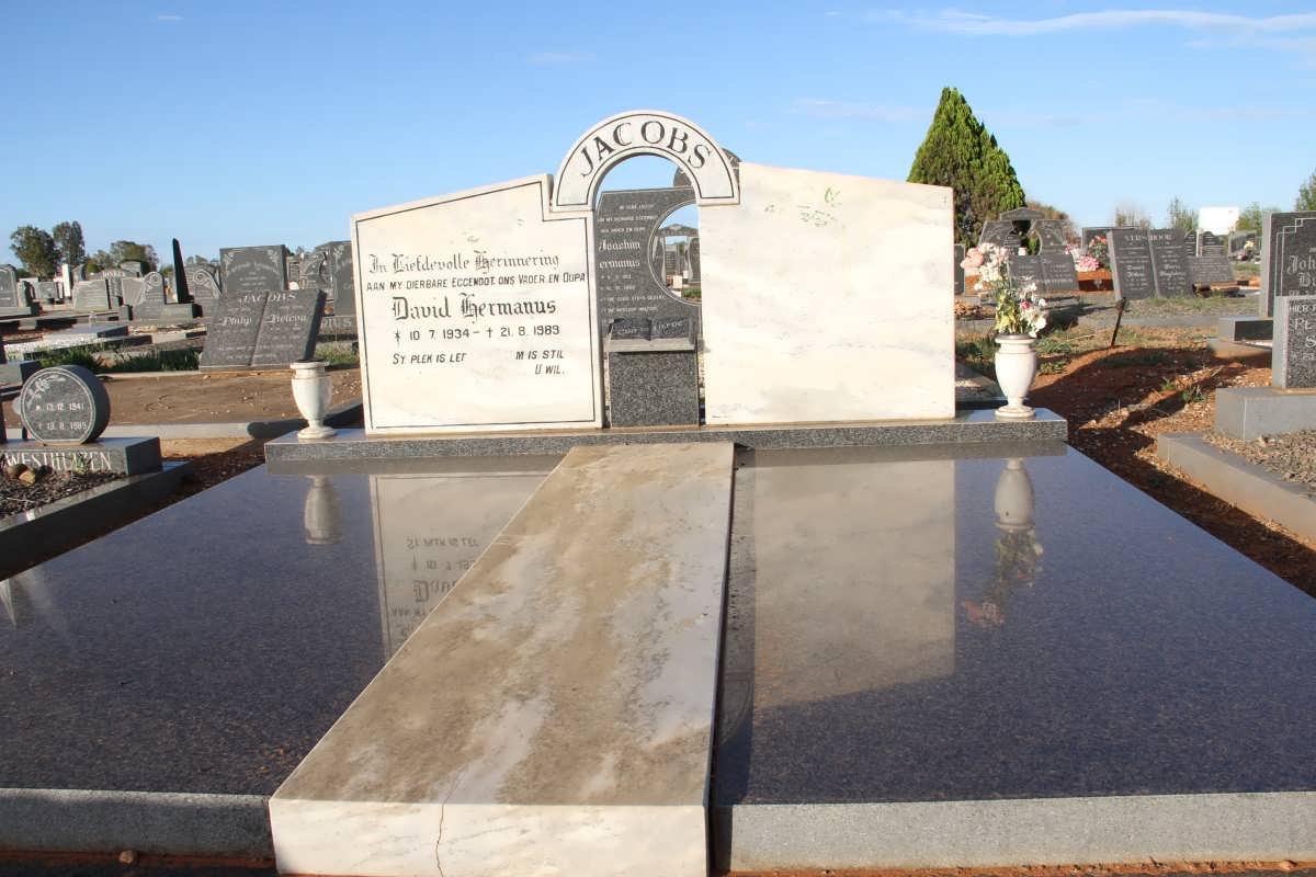 JACOBS David Hermanus 1934-1989 &amp; ? KOEN