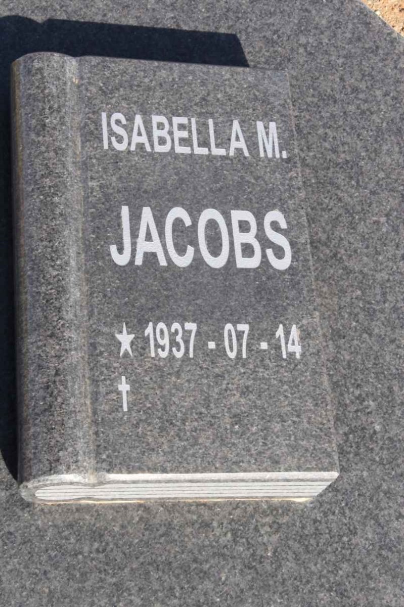JACOBS Isabella M. 1937-