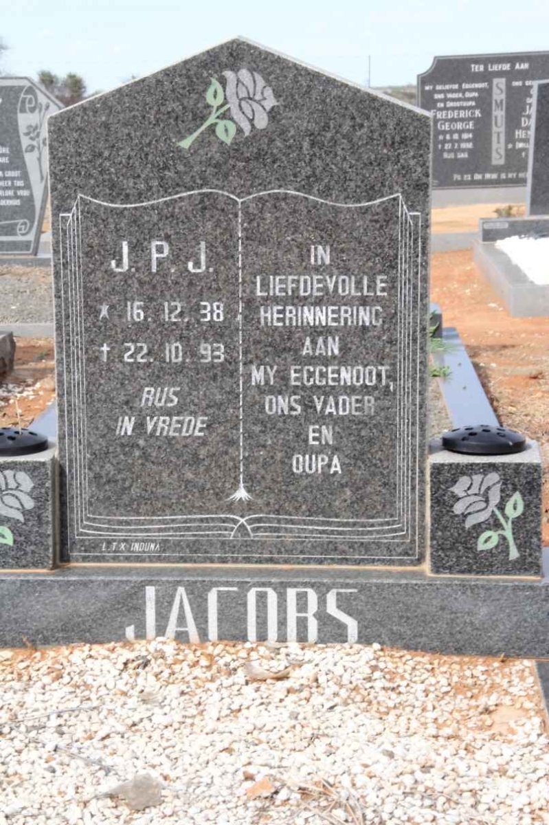 JACOBS J.P.J. 1938-1993