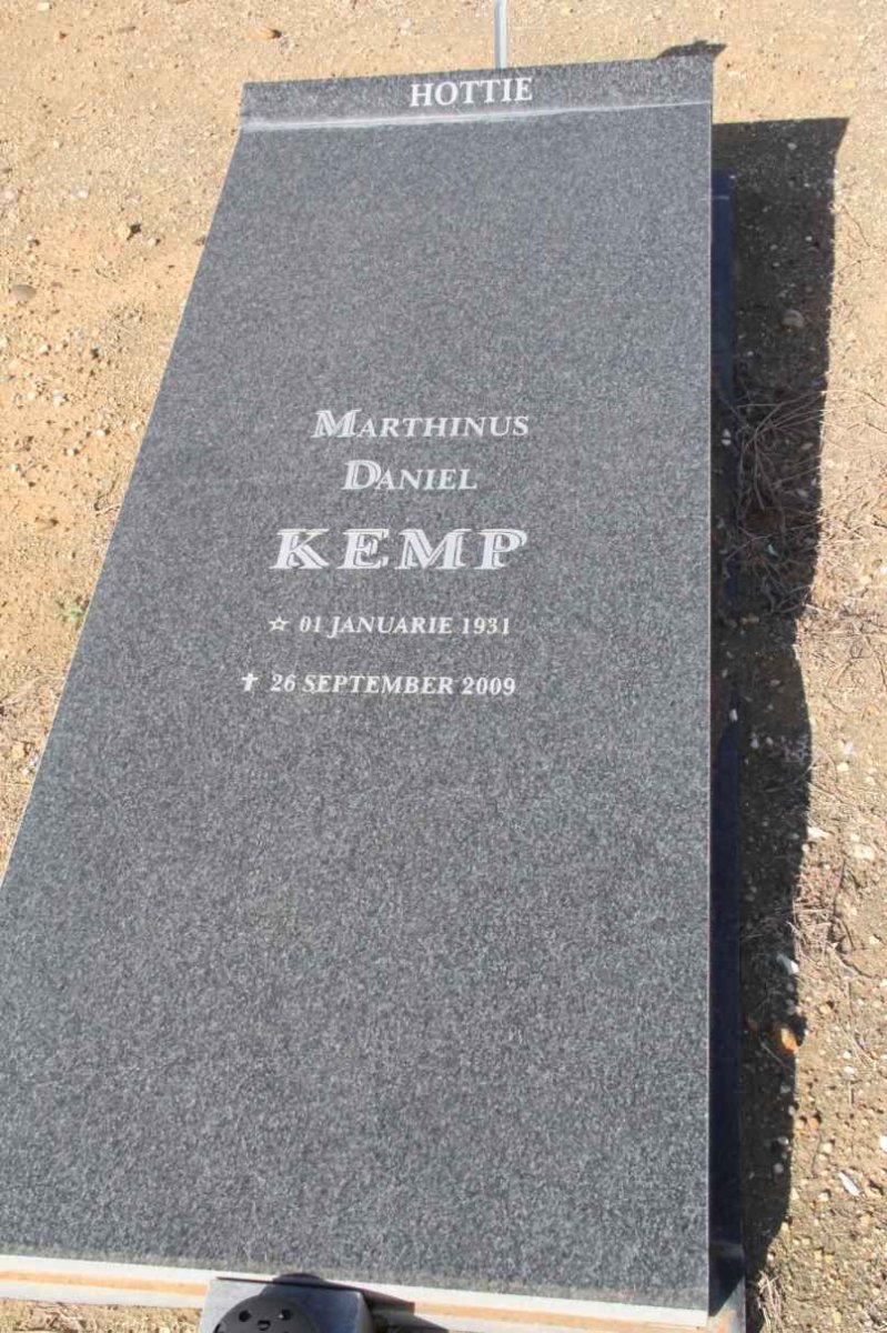 KEMP Marthinus Daniel 1931-2009