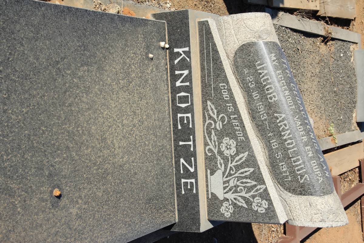 KNOETZE Jacob Arnoldus 1913-1977