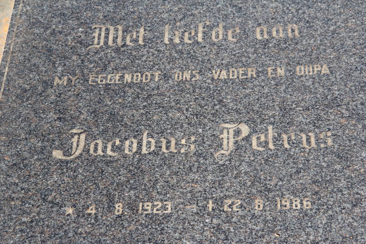 KOK Jacobus Petrus 1923-1986
