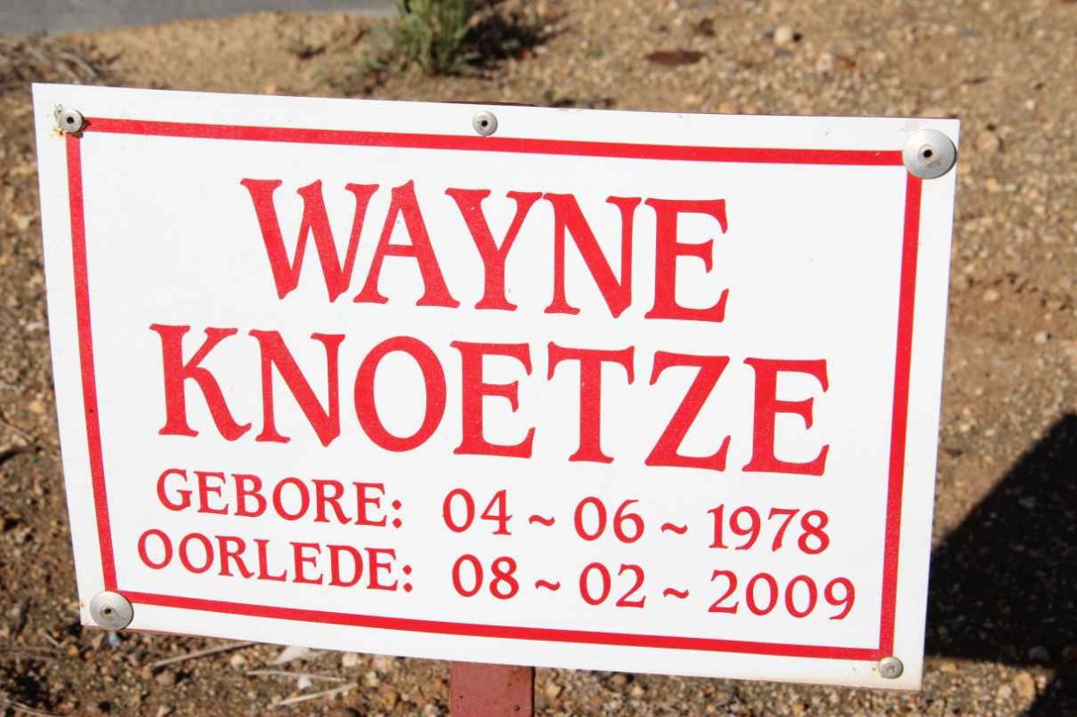 KNOETZE Wayne 1978-2009