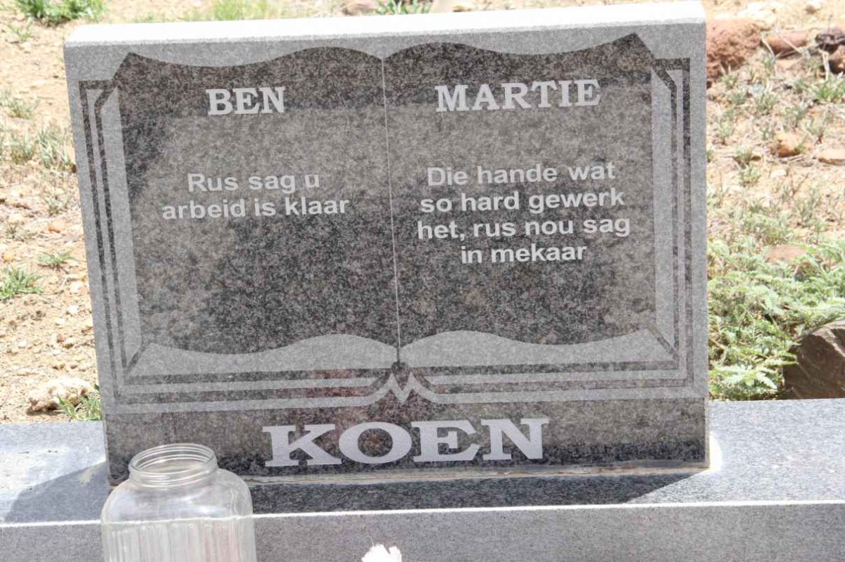 KOEN Ben &amp; Martie