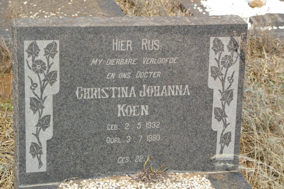 KOEN Christina Johanna 1932-1960